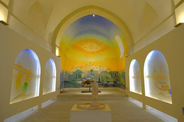 Interior Iglesia Costa Azul Francia — Foto de Stock