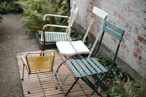 Chairs Garden — Stock Photo, Image