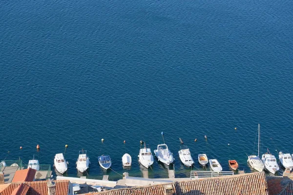 boats in sea in Croatia