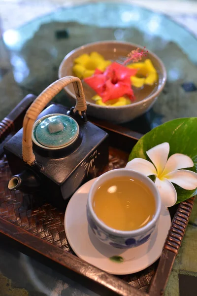 Leckerer Tee Restaurant Kambodscha — Stockfoto