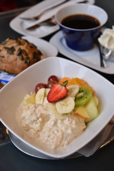 Sabroso Postre Restaurante Alemania Munich — Foto de Stock