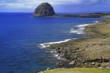 Taitung Orkide Adası Mantou Kaya Sahili