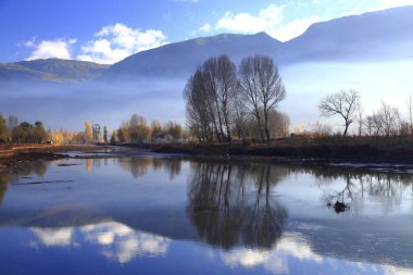 Yunnan Dali Shaxi Heihui Nehri Sabah Sahnesi