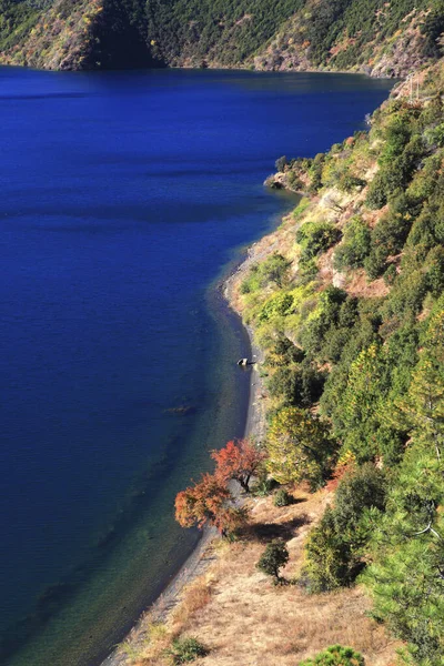 Yunnan Lijiang Ninglang Lugu Lake View — Stock fotografie