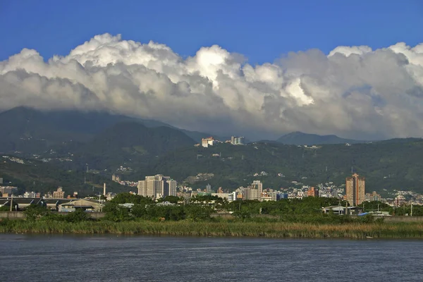 Taiwan Keelung River Cenário — Fotografia de Stock