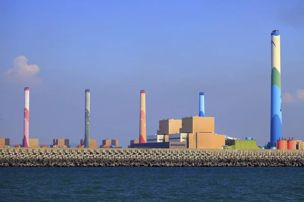 Taichung Dadu Thermal Power Plant Taiwan — Stock Photo, Image