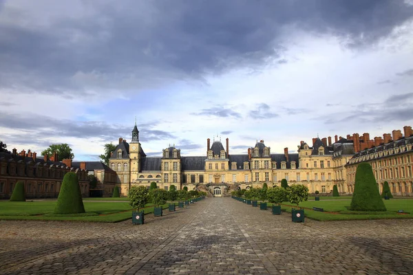 Francie Fontainebleau Hrad Hlavní Sál — Stock fotografie