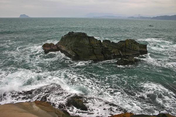 Taipei Wanli Guihou Rock Coast — Foto Stock