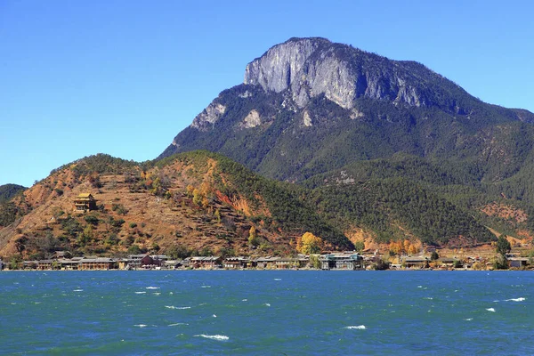 Yunnan Lijiang Lugu Lake Gemu Goddess Mountain — 스톡 사진