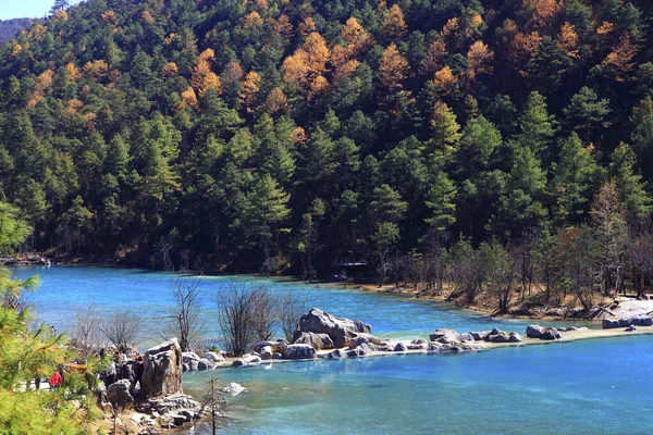 Yunnan Lijiang Yulong Xueba Nemzeti Park Kék Hold — Stock Fotó