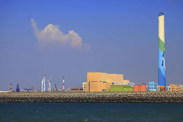 Taichung Dadu Thermal Power Plant Taiwan — Stock Photo, Image