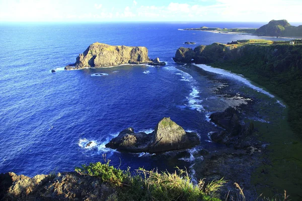 Taitung Green Island Dornröschen Felsenküste — Stockfoto