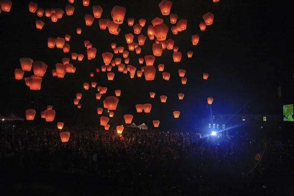 Latarnia Pingxi Lantern Festival — Zdjęcie stockowe