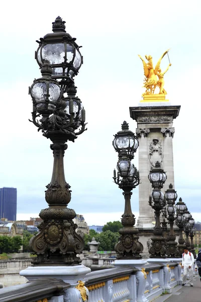 Alexandre Iii Ponte Paris França — Fotografia de Stock