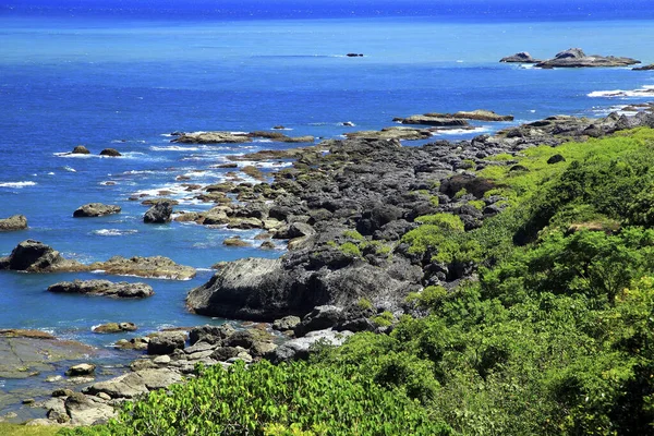 Taiwan Hualien Fengbin Moon Cave Coast — Fotografia de Stock