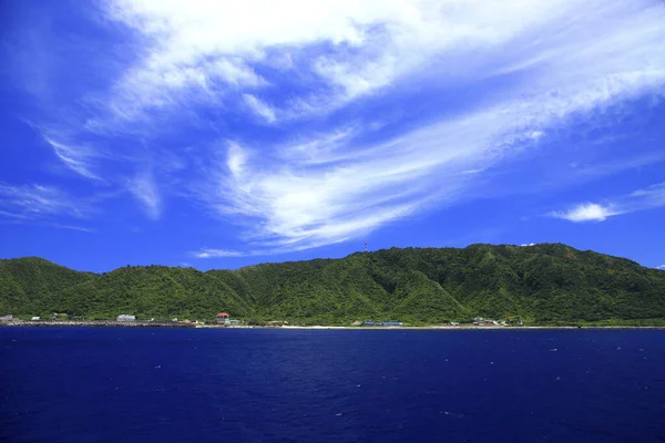 Taitung Látni Green Island Tengertől — Stock Fotó