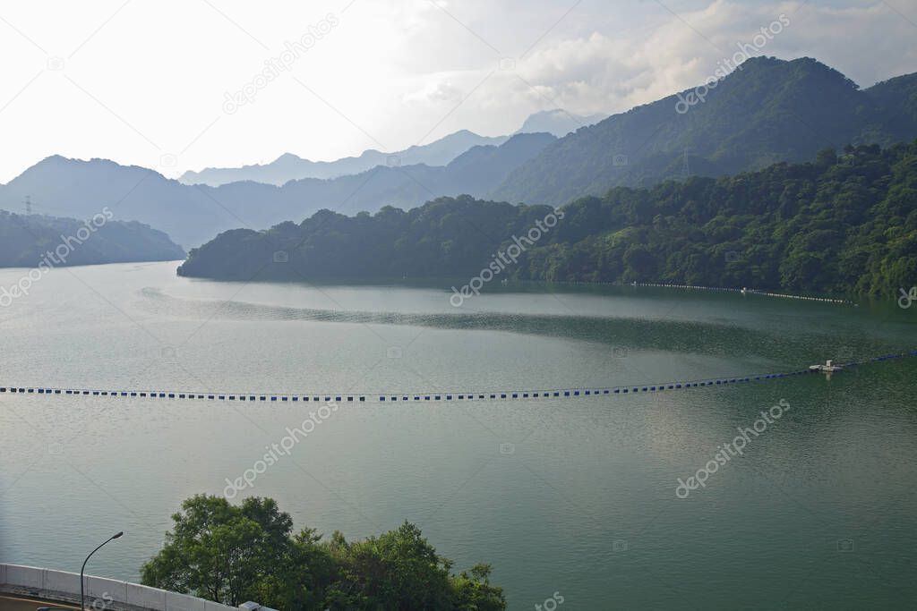 Shimen reservoir scenery Taiwan