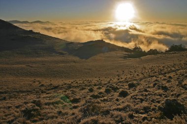 Dashui Mağarası Gündoğumu Bulut Denizi Tayvan