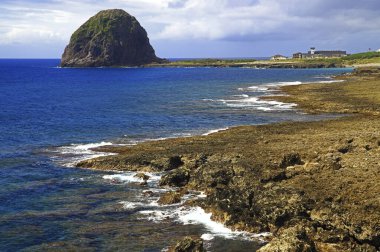 Taitung Orkide Adası Mantou Kaya Sahili