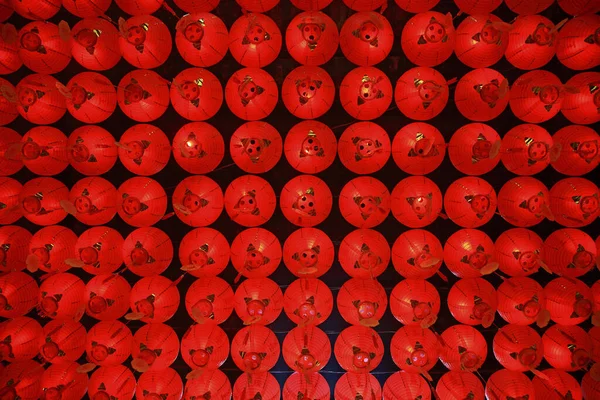 Красные Фонари Скалы Тайбэй Нэйху Бишань — стоковое фото