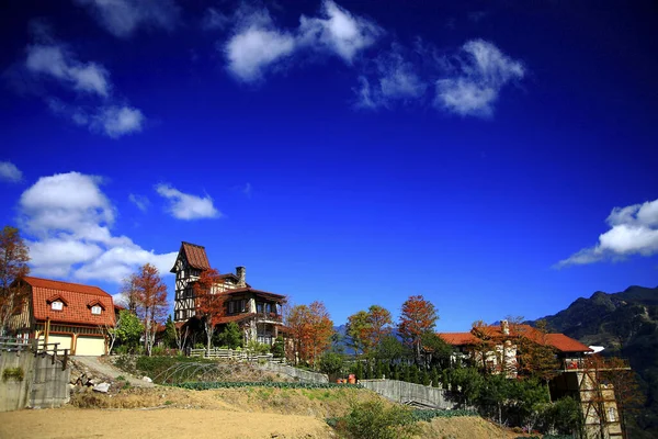 Taiwán Nantou Renai Cingjing Estilo Europeo Casa Familia —  Fotos de Stock