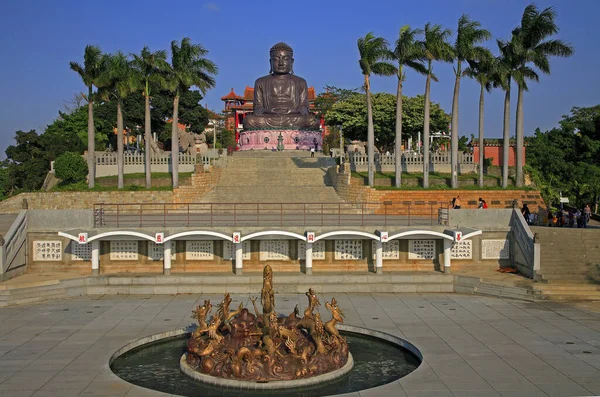Changhua Bagua Hora Krkonoš Buddha Tchaj Wan — Stock fotografie