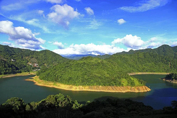 新台北市什丁湾飞水水库湖区台湾地区 — 图库照片