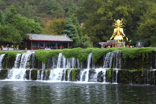 Yunnan Lijiang Yushui Dorf Wasserlandschaft — Stockfoto