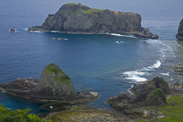 Taitung Green Island Śpiąca Królewna Wybrzeże Skalne — Zdjęcie stockowe