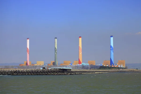 Taichung Dadu Thermal Power Plant Taiwan — Stock Photo, Image