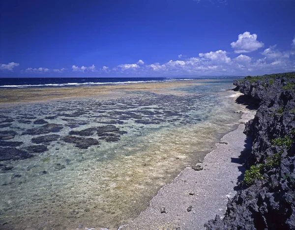 Japão Ryukyu Cape Bise Costa — Fotografia de Stock
