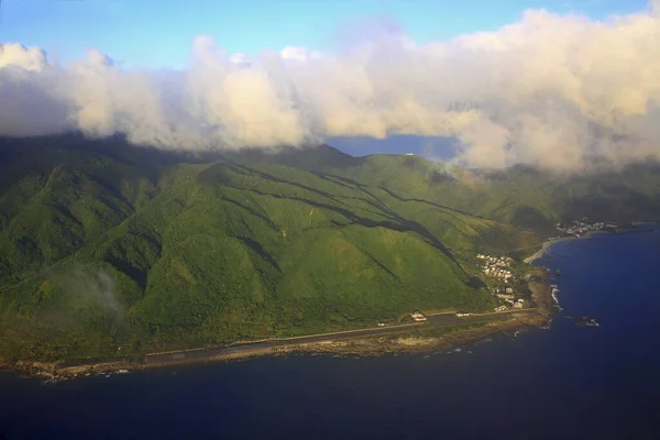 Taitung Lanyu Adası Hava Fotoğrafı — Stok fotoğraf