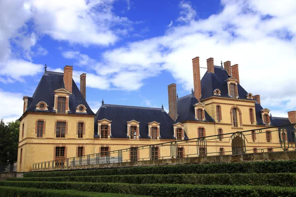 Francja Fontainebleau Widok Zamek — Zdjęcie stockowe