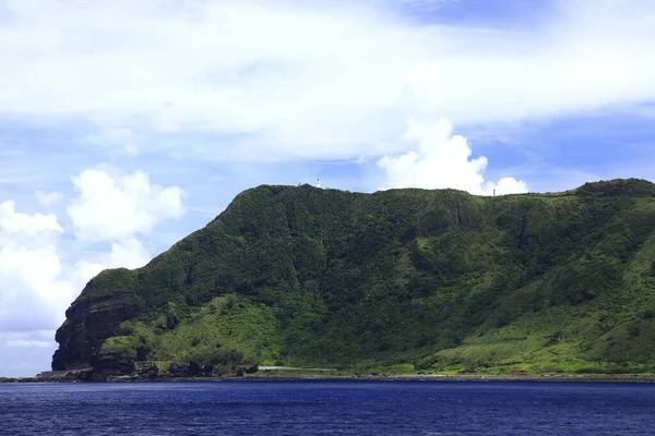 Taitung Orchid Island Rode Kop Rotskust — Stockfoto