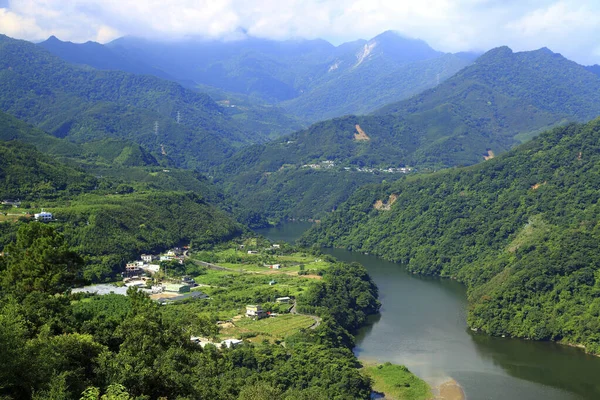 Taoyuan Fuxing Jiaoban Paisaje Montaña Taiwán — Foto de Stock