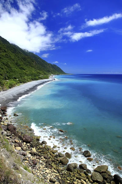 Taiwan Hualien Fengbin Xinshe Coast — Fotografia de Stock