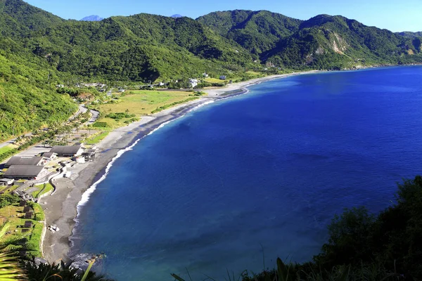 Taiwán Hualien Fengbin Bahía Isozaki — Foto de Stock