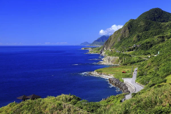 Taiwan Hualien Fengbin Isozaki Kusten — Stockfoto