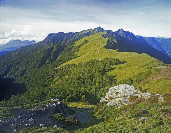 Qilai Main Peak Edge Tajwan — Zdjęcie stockowe