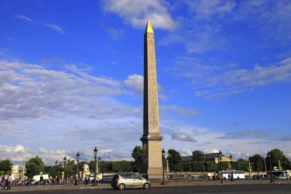 Concorde Meydanı Stele Paris Fransa — Stok fotoğraf