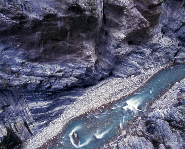 Taiwán Hualien Taroko Gorge Liwu Creek — Foto de Stock