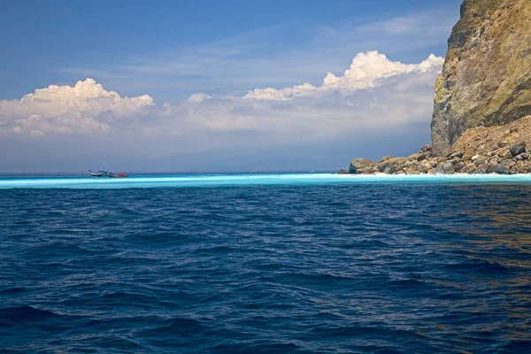 Yilan Guishan Adası Sülfür Püskürtmeli Deniz Tayvan — Stok fotoğraf