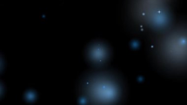 Arka plan mavi parçacıkları ile