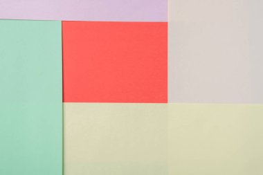 İş ve çalışma kağıttan farklı renklerde güzel ve şık arka plan