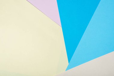 İş ve çalışma kağıttan farklı renklerde güzel ve şık arka plan