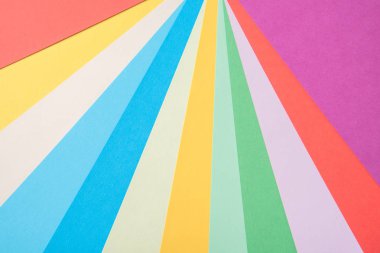 İş ve çalışma kağıttan farklı renklerde güzel ve şık arka plan