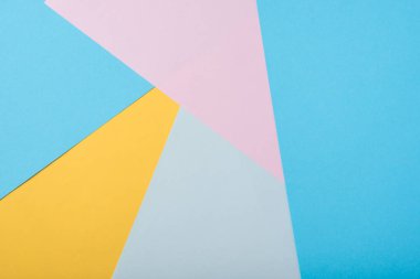 İş ve çalışma kağıttan farklı renklerde güzel ve şık arka plan