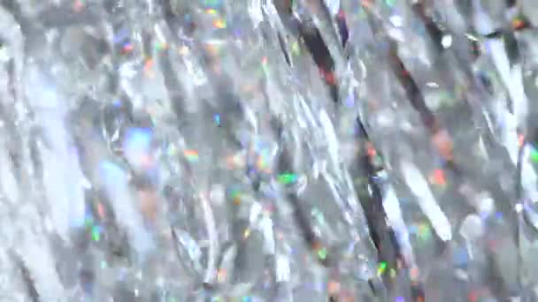 Abstrakt Vacker Suddig Bakgrund Med Rörliga Partiklar Glitter Gnistrar Och — Stockvideo