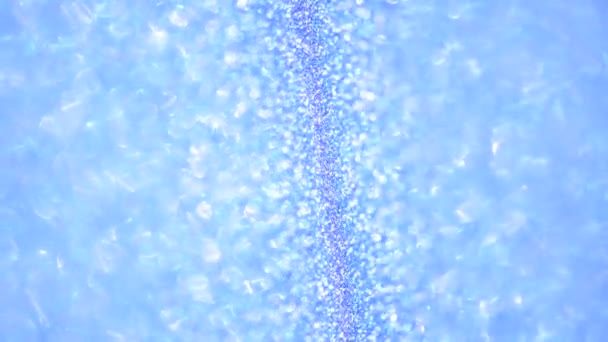 Abstract Beautiful Blurred Background Moving Particles Glitter Sparkles Christmas Tinsel — Stock Video