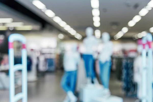 Foto Borrada Centro Comercial Dentro Janela Compras Shopping Center Cidade — Fotografia de Stock